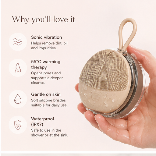 Veluna HeatSonic Cleansing Brush