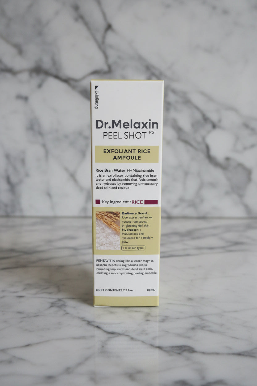 Dr Melaxin Peel Shot Exfoliating Rice Bran Ampoule 80ml