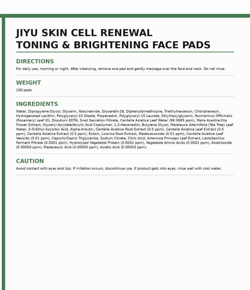 Glass Skin Set