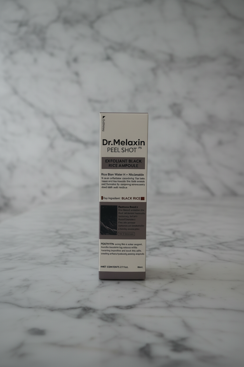 Dr Melaxin Peel Shot Exfoliating Black Rice Ampoule 80ml