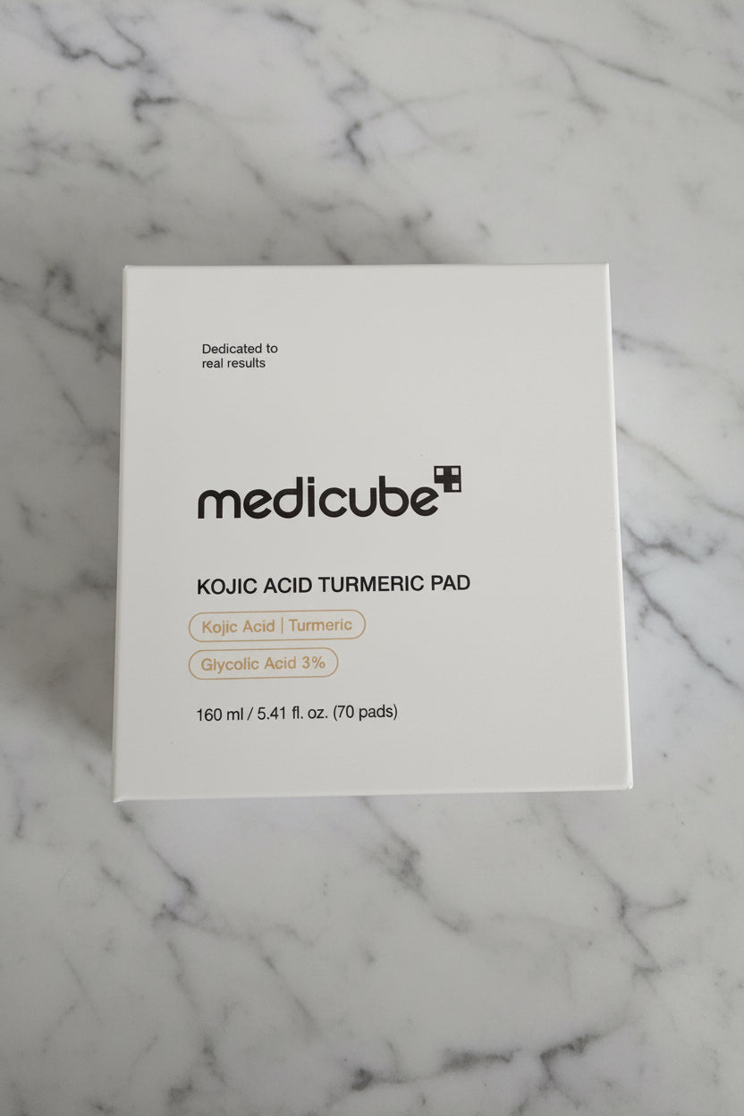 Medicube Kojic Acid Turmeric Pads 70 Count Dual Sided Exfoliating