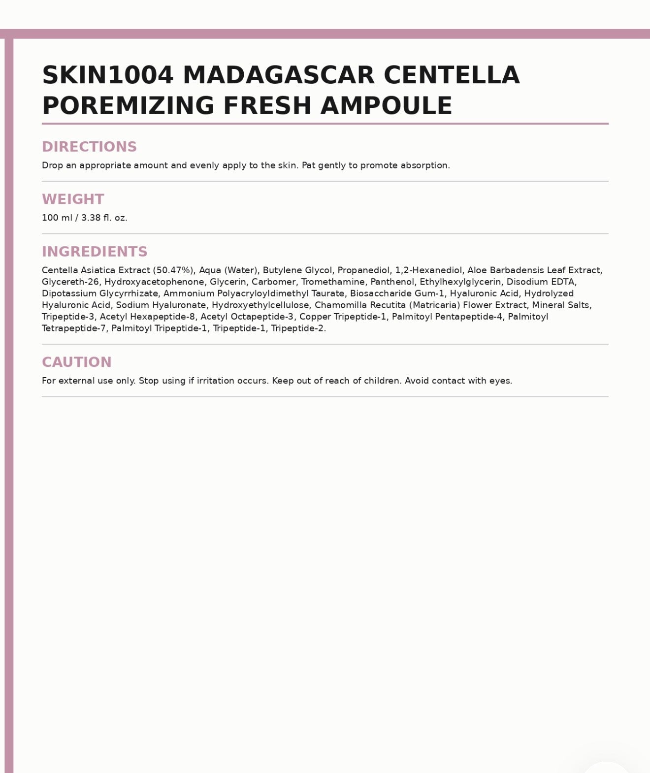 Zero Pore Set