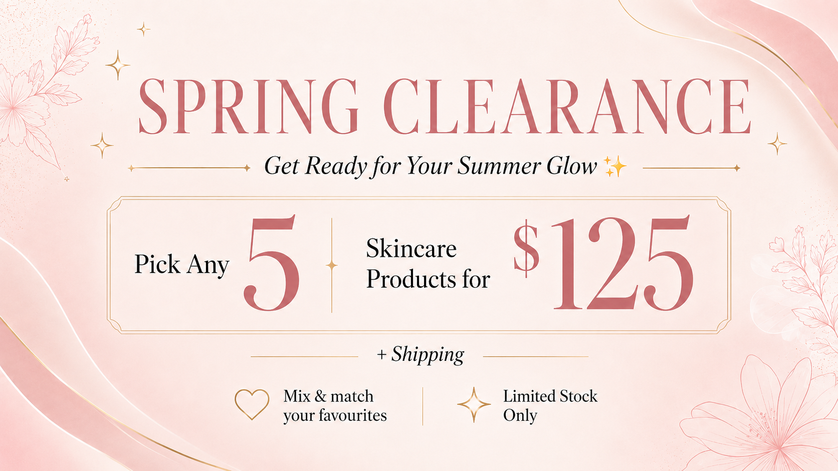 Spring Glow Edit Create Your Own Five Piece Outfit Bundle Today