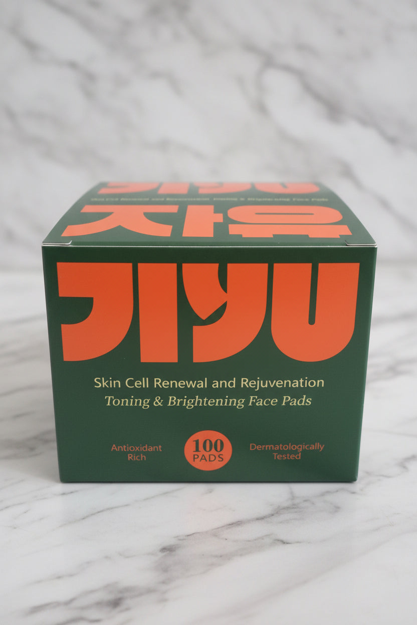 JiYu Skin Renewal Toning Brightening Face Pads 100 Count