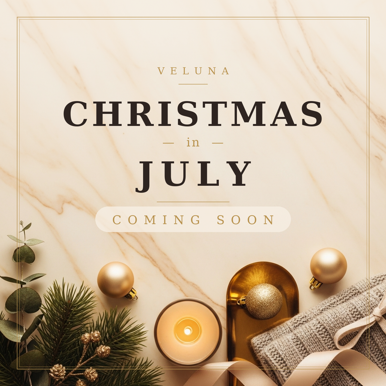 Christmas In July Winter Glow Bundle With Veluna LED Mask For Face And Neck