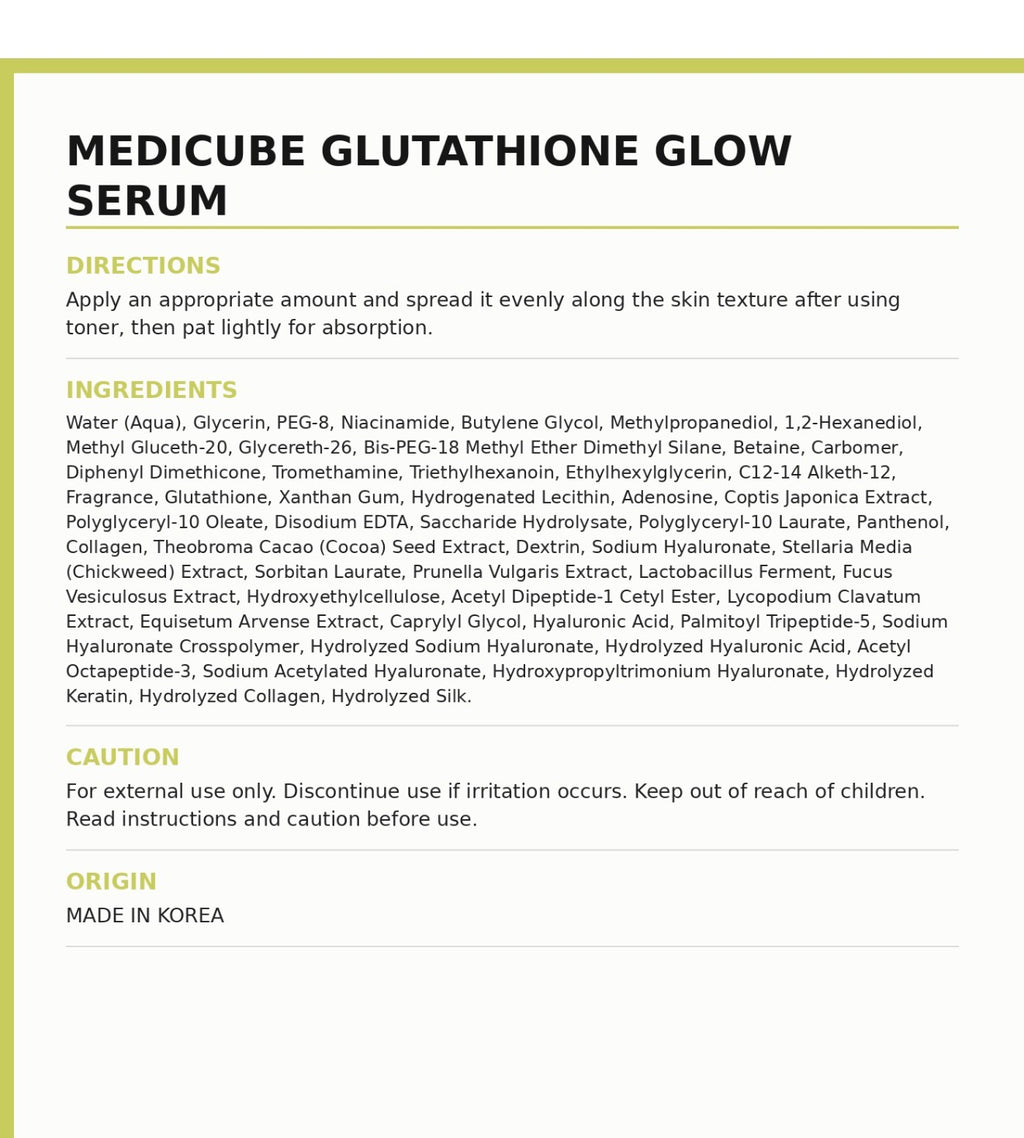 Medicube Glutathione Glow Serum 30g