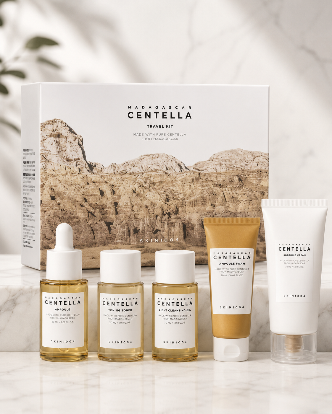 SKIN1004 Centella Travel Kit 5 piece Korean skincare set