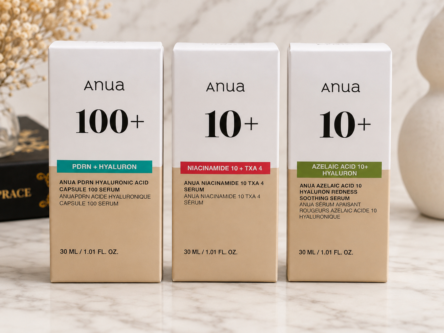 Anua Calm & Bright Serum Set