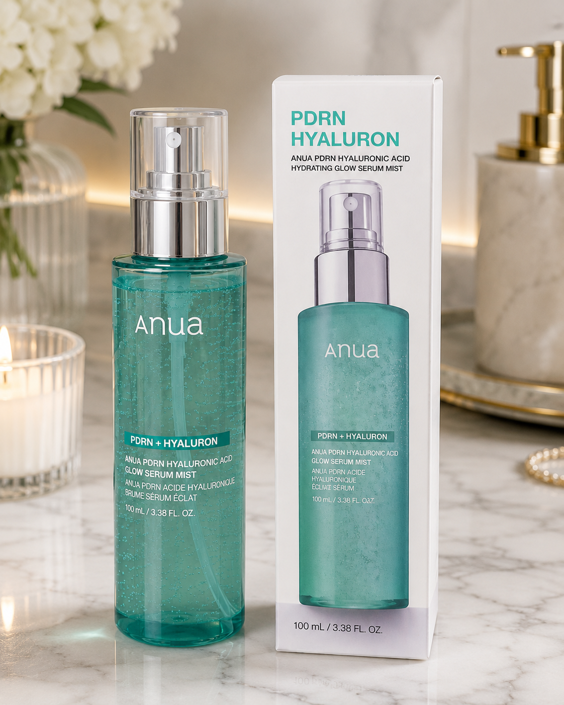 Anua Calm & Bright Serum Set