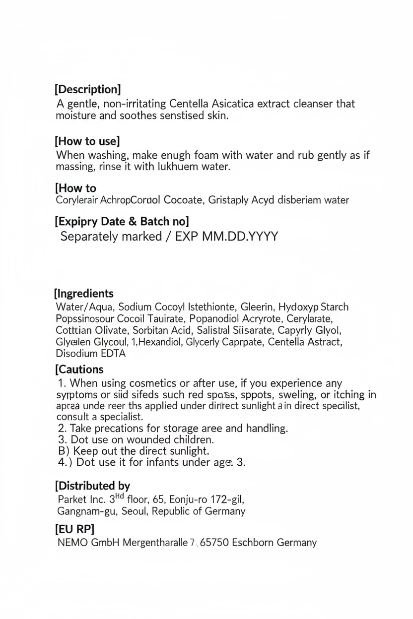 Mixsoon Centella Cleansing Foam 150ml