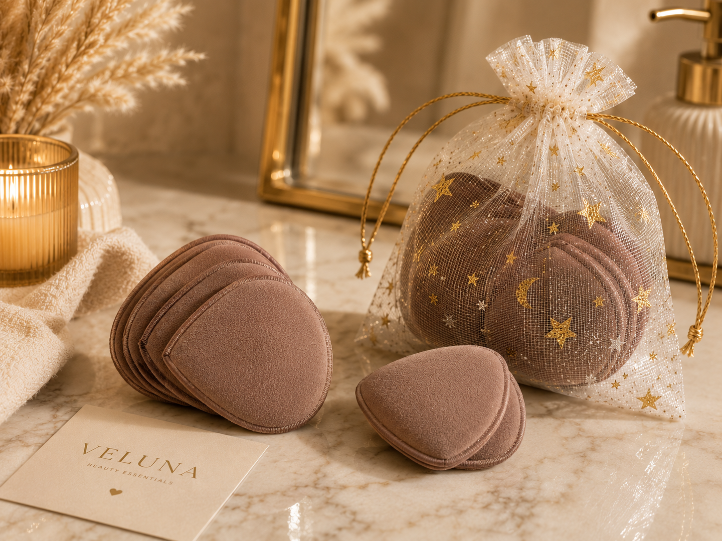 Powder Puff Pads Bundle of 5